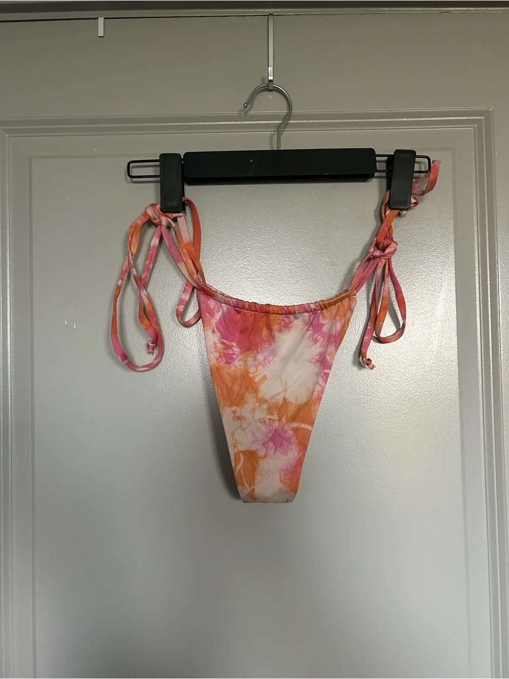 Frankie's Bikinis x Sophia Richie Colab Pink & Orange Sherbert Tasha Bikini Set